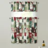 Kate Aurora Holiday Living Merry Christmas Kitchen Curtain Tier And Valance Set - 56 In. W X 36 In. L -Adesso Store GUEST ea31345d 54a0 49ca 8345 32d4de0a11ea