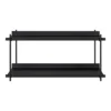 28" X 15" Dominic Tiered Decorative Wall Shelf Black - Kate & Laurel All Things Decor -Adesso Store GUEST ea398922 c6e6 48d9 9f0a ed1b44ca0025