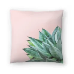 Agave On Pink By Tanya Shumkina Throw Pillow - Americanflat -Adesso Store GUEST eaea3281 c130 44d4 8097 9d204c8cd129