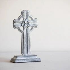 Gray Cast Iron Decorative Cross - Foreside Home & Garden -Adesso Store GUEST eb0e1f06 6df8 4403 9c2c 41026be1ec0c
