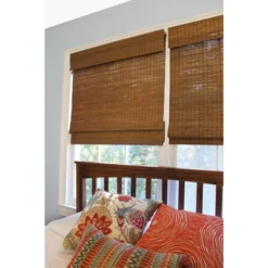 Radiance Cape Cod 48-in Cordless Maple Roman Shade