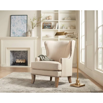 Regency Hill Jenson Traditional Pharmacy Floor Lamp 54" Tall Aged Brass Adjustable Swing Arm Metal Shade For Living Room Reading Bedroom Office 9 Regency Hill Jenson Traditional Pharmacy Floor Lamp 54" Tall Aged Brass Adjustable Swing Arm Metal Shade For Living Room Reading Bedroom Office - Image 7