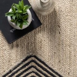 NuLOOM Priscilla Braided Jute Abstract Chevron Area Rug -Adesso Store GUEST f01fe79e ea30 4cd2 90e7 bd06bab344ea