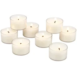 Clear Cup Tealight Candles White - Stonebriar Collection -Adesso Store GUEST f1728c48 b920 4655 8d3f a758c4a7370b