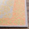 2'x3' Leaf Hooked Accent Rug Orange/Silver - Safavieh -Adesso Store GUEST f35a4ca4 f13d 41ed ac26 33512f769f9c