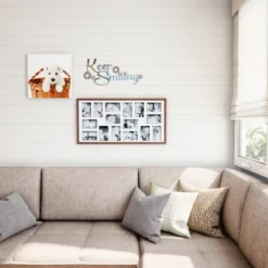 Metal Cutout- Keep Smiling Decorative Wall Sign-3D Word Art Home Accent Décor-Perfect For Modern Rustic Or Vintage Farmhouse Style By Lavish Home -Adesso Store GUEST f449dec6 a386 4a15 880c 9a2891658be8