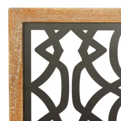 Set Of 4 Metal Geometric Cut-out Wall Decors Black - Olivia & May -Adesso Store GUEST f45b4973 4c9c 415d 98d8 6b603480988b