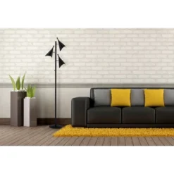 68" Draper Collection 3-Arm Tree Lamp Black - Adesso -Adesso Store GUEST f6a45764 d09c 45f0 be98 b185946bffc7