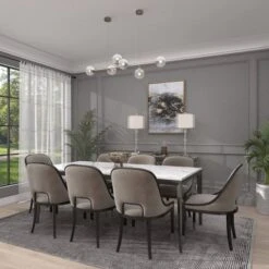 Glass Table Lamp With Drum Shade Silver - Olivia & May -Adesso Store GUEST f72a3866 6ea3 4e59 aa2b f08d3b655a2e