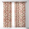 Alisa Galitsyna Strawberry Harvest 50" X 84" Single Panel Sheer Window Curtain - Society 6