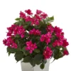 Nearly Natural 31-in Bougainvillea Artificial Plant In White Tower Planter" -Adesso Store GUEST fa05bdb1 b36e 4d67 af38 89dde757bb02
