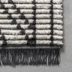 NuLOOM Tatiana Soft Shaggy Textured Modern Diamond Fringe Area Rug -Adesso Store GUEST fb25ab9a de53 4cb5 b43c e1f14b2c84eb