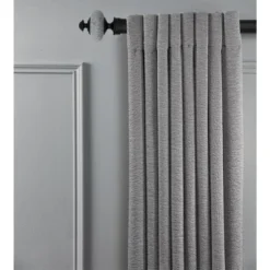Linen Avenue Grey Stone Cap Single And Double Window Curtain Rod Set -Adesso Store GUEST fb94d6e6 71cc 4696 a50f f8a8745e8609