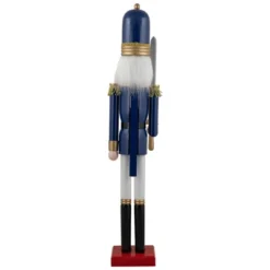 Northlight 48.25" Blue And White Christmas Nutcracker Soldier With Sword -Adesso Store GUEST fcb38d08 6fbf 4850 9e23 7bd18dc57ac1