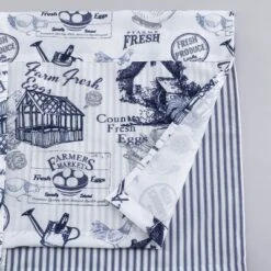 Kate Aurora Rooster Toile Complete 3 Pc Café Kitchen Curtain Tier And Valance Set -Adesso Store GUEST fdb6499e 2c93 4957 9ccb 6c9dd854204f