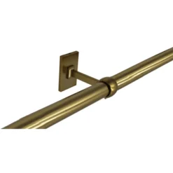 Linen Avenue Curtain Rod Decorative Drapery Bracket Rectangle Base