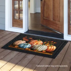 Elegant Pumpkins Doormat 18" X 30" Indoor Outdoor Briarwood Lane -Adesso Store GUEST ff654a54 0deb 4642 a5e0 16cf910f2883