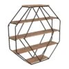 Wall Shelf Octagon Shaped - Kate & Laurel All Things Decor -Adesso Store GUEST ff907918 46b4 4e51 b81d 0ecf453b3481