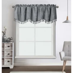 Kate Aurora Rod Pocket Luxurious Chenille Oversized Window Valance With A Beaded Tasseled Trim 19 Kate Aurora Rod Pocket Luxurious Chenille Oversized Window Valance With A Beaded Tasseled Trim -Adesso Store GUEST ffa1ed20 d7bf 4764 82b3 6f0e54bce1fe